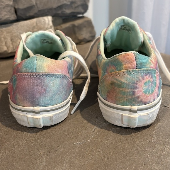 VANS Doheny Heart pastel tie dye,low lace up sneakers/trainers/skate/waffle sole - Picture 4 of 11